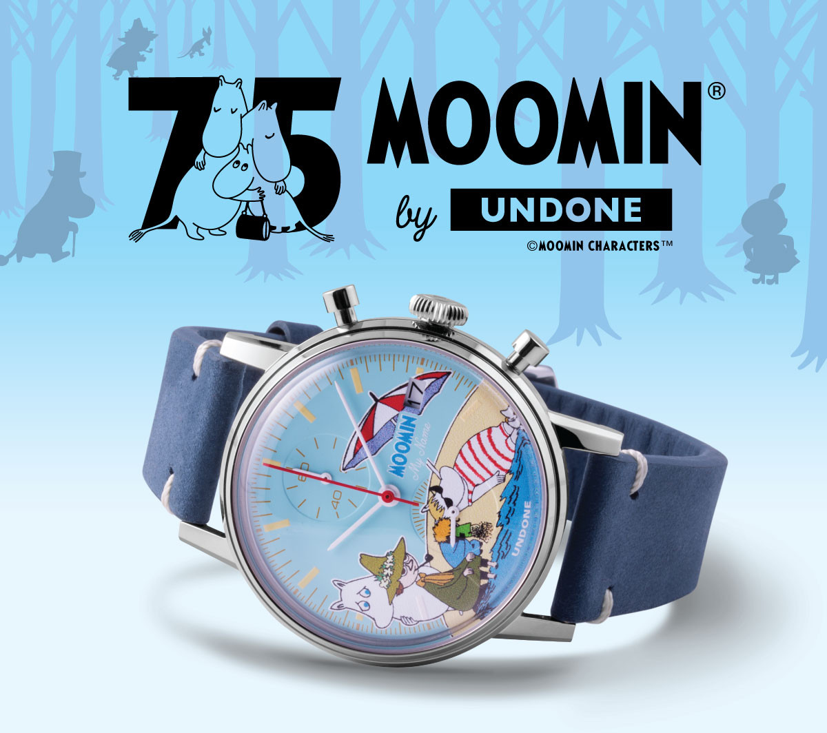 UNDONE(アンダーン)とムーミンのコラボ腕時計！値段やキャラクター 