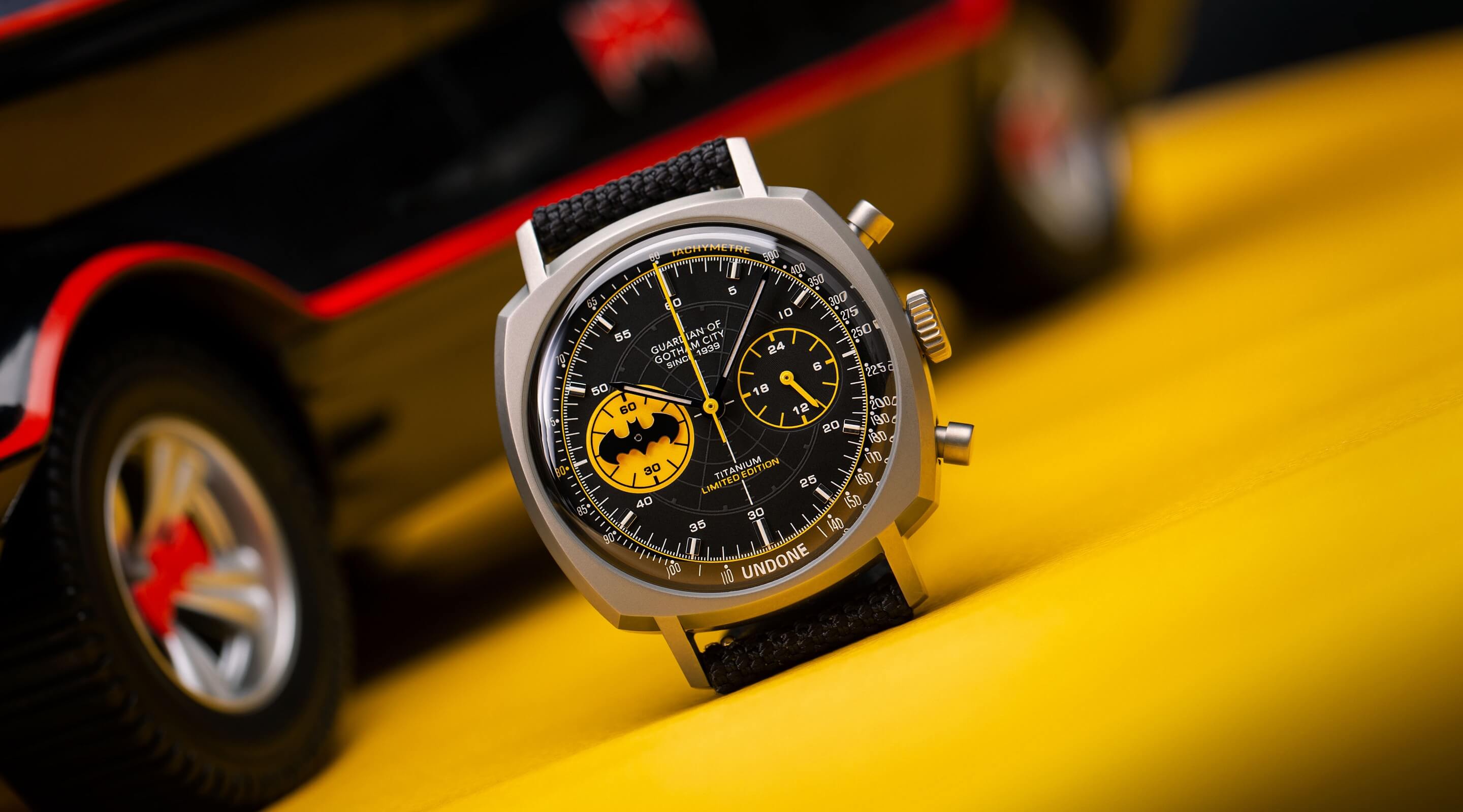 UNDONE バットマン コラボ腕時計 crusader-slider-d